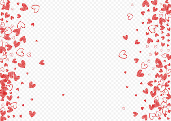 Maroon Color Heart Vector Transparent Backgound.