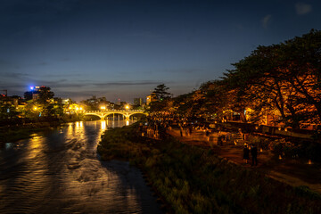金沢・浅野川の女川祭
