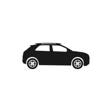 SUV Car Silhouette Illustration Image Vector For Automotive Adventure