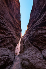 The great canyon in Kuche Xinjiang China