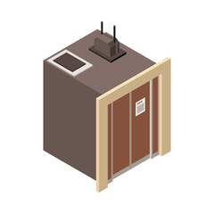 House Lift Cabin Composition