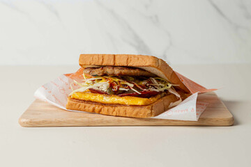 불고기 야채 토스트