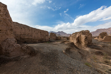 The great canyon in Kuche Xinjiang China