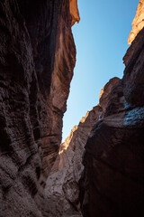 Fototapeta na wymiar The great canyon in Kuche Xinjiang China