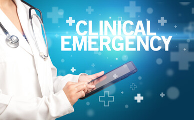 doctor writes notes on the clipboard