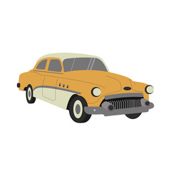 Obraz na płótnie Canvas Retro car, retro taxi Vector illustration