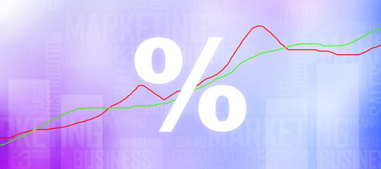 2d rendering Percentage Icon
