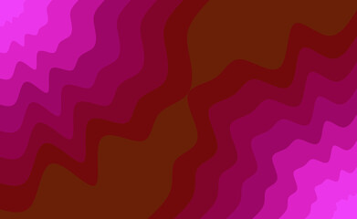 Obraz premium Fondo de capas rosa superpuestas en forma curva.