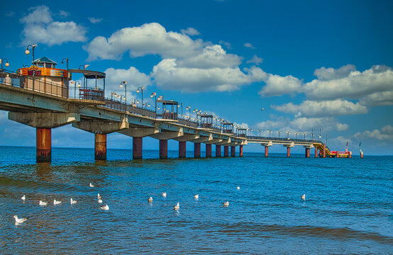 Seebruecke in Misdroy (Polen)
