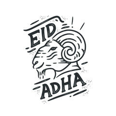 illustration eid adha mubarak islamic festival