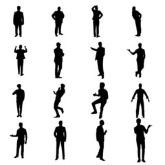 business people silhouettes, Man Vector Art, Icons, and Graphics, Man vector set new