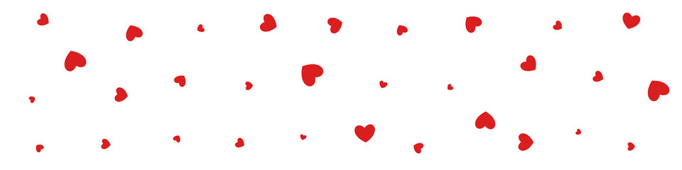 Burgundy Confetti Vector Panoramic White