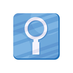 magnifying glass app button