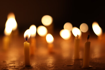 Candle light in the dark , Candle light background