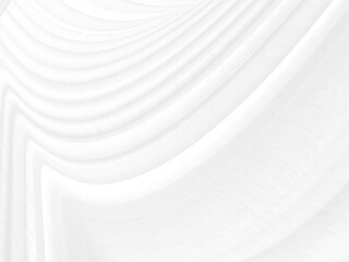Obraz premium Clean fashion soft fabric textile woven beautiful abstract smooth curve shape decorative white and gray backgrounds