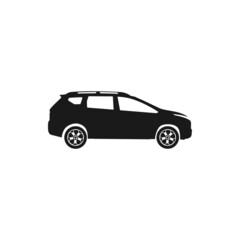 Best Sport SUV Car Silhouette Illustration Image Vector. Best Silhouette For SUV Car