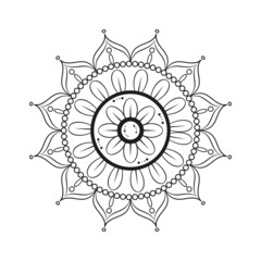 mandala minimalist style tattoo