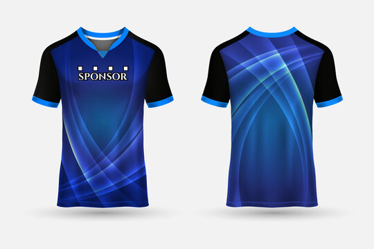 Premium soccer jerseys design vector. t shirt sport design background vector.
