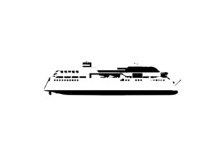 ship,Cargo ship icon. Simple illustration of cargo ship vector icon for web design isolated on white background,silhouette of old sailing ship
