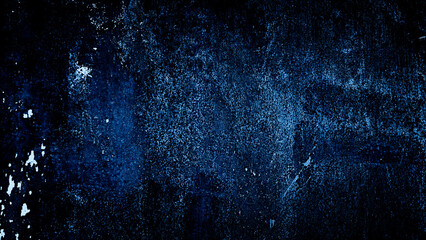 dark blue grungy abstract cement concrete wall texture background