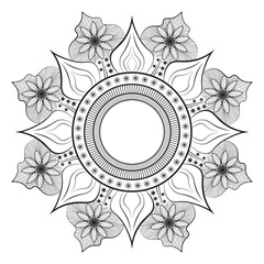 Mandala Template Design