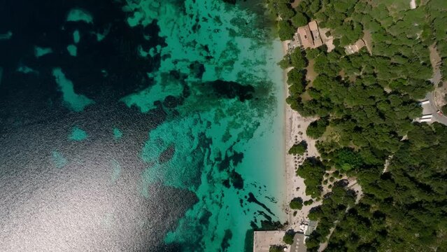 Playa de Formentor (Cala Pi de la Posada ), beautiful beach at Cap Formentor, Palma Mallorca, Spain