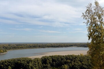 The Ob River near the city of Barnaul