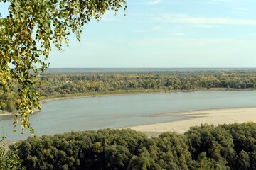 The Ob River near the city of Barnaul