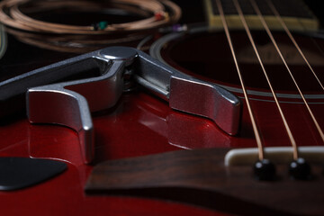 Musical accessories for acoustic guitar