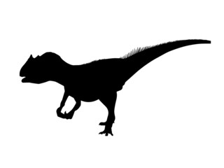 Dinosaur Silhouette Vector Art and Graphics. black dinosaur