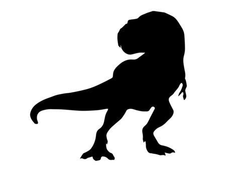 Dinosaur Vector and Photo. Apatosaurus Silhouette Vector Illustration Black Silhouette Vector