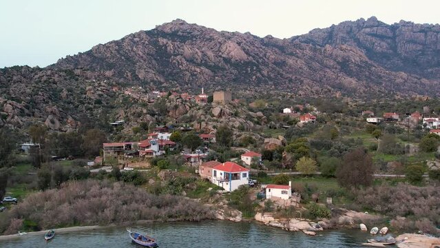 Lake Bafa is a lake and a nature reserve situated in southwestern. At the innermost north-east tip of the lake is the village of Kapikiri, as well as the ruins of Heraclea by Latmus.