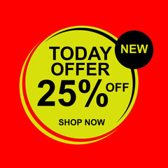 Special offer mega sale banner background template