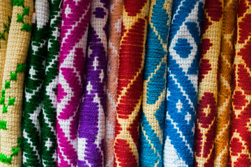colorful fabric with a pattern