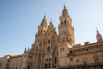 Obraz premium Santiago de Compostela Cathedral in Spain