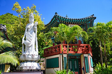 Korean Buddhist temple in Honolulu, Oahu in Hawaii
