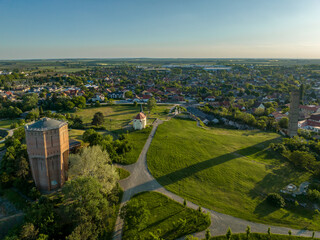 Tata - The Calvary Hill (Kalvaria)a in Tata, Hungary. Tata is a town in northwestern Hungary, Komarom-Esztergom county, 9 km northwest from the county seat Tatabanya.