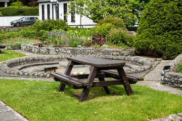 Quin a picturesque town in the Shannon region, Quin, Ireland, May,21,2022