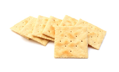 Cracker isolated on white background