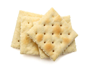 Cracker isolated on white background