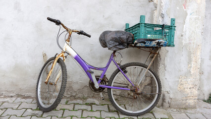 Fototapeta na wymiar bike with basket