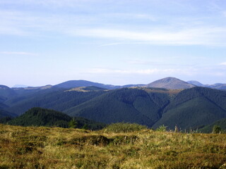 Beautiful in the mountains in autumn