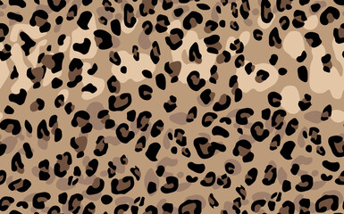 Abstract modern leopard seamless pattern. Animals trendy background. Color decorative vector stock illustration for print, card, postcard, fabric, textile. Modern ornament of stylized skin