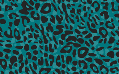 Abstract modern leopard seamless pattern. Animals trendy background. Color decorative vector stock illustration for print, card, postcard, fabric, textile. Modern ornament of stylized skin