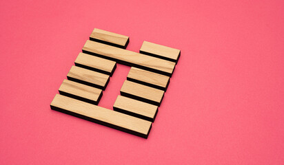 Gene Key 3 Hexagram wood i ching on pink background