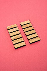 Gene Key 2 Hexagram wood i ching on pink background