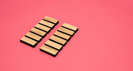 Gene Key 2 Hexagram wood i ching on pink background
