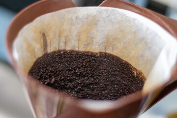paper strainer, disposable coffee filter, traditional brazilian preparation