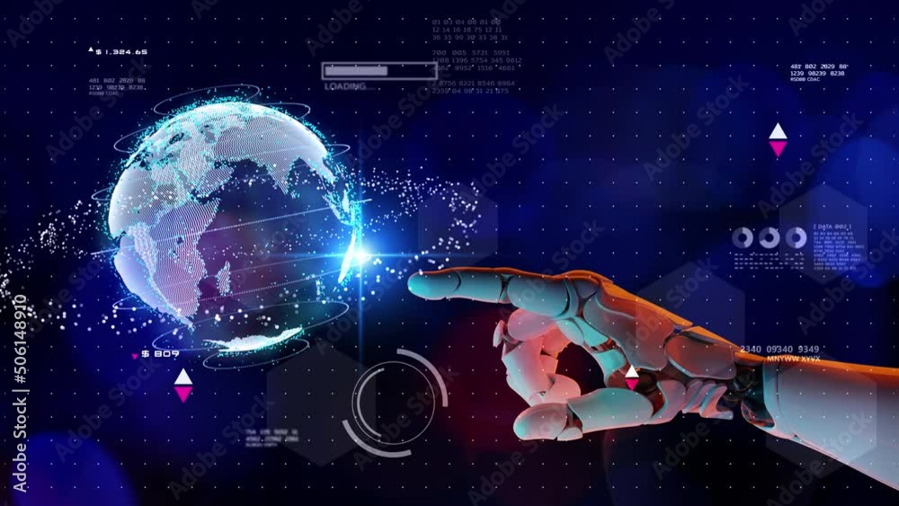 Poster ai robot process automation rpa document management system dms for company digital transformation pa