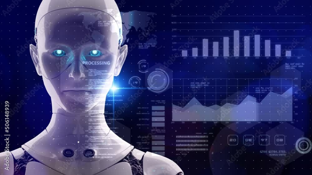 Poster ai robot process automation rpa document management system dms for company digital transformation pa